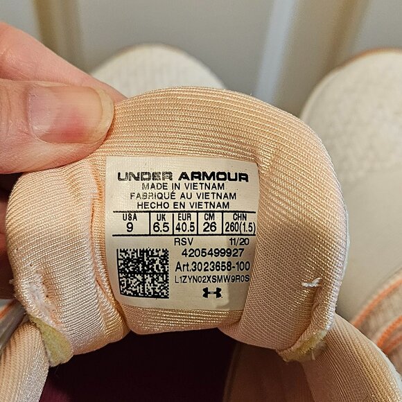 women's under armour sneaker - Picture 8 of 8